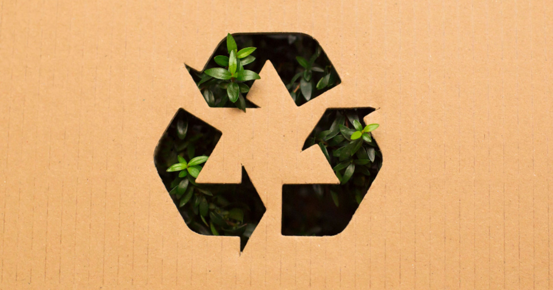 symbole de recyclage carton