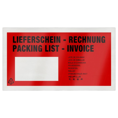 Lieferscheintaschen