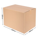 Carton double cannelure 58,5 x 38,5 x 38 cm envoi postal & stockage - KK 107