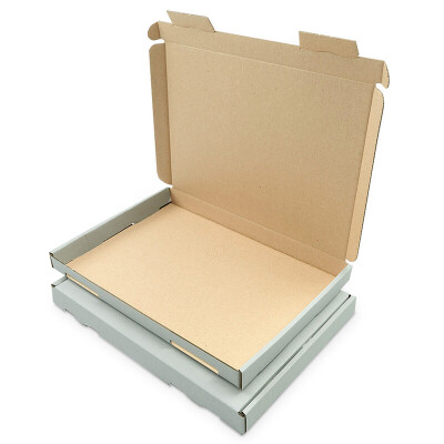 Boîte carton extra-plate 23 x 16 x 2 cm A5 expédition, blanc - GB 1