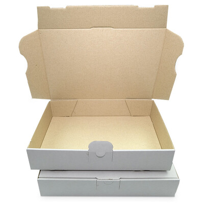 Boîte carton plate 24 x 16 x 4,5 cm A5 expédition, blanc - MB 3