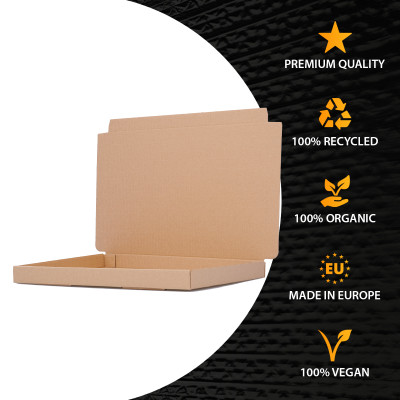 Cartons D'Expédition 35x25x10cm - Lot De 10 - Marron Recyclable Pour Petits Colis
