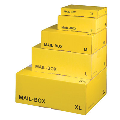 Boîte postale MAIL-BOX jaune XS - 24,4 x 14,5 x 3,8 cm