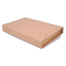 Étui carton envoi livre 43 x 31 x 1 à 6 cm A3 hauteur adaptable & fermeture adhésive, brun - BV 5