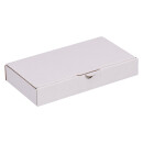Boîte carton plate 18 x 10 x 3 cm expédition, blanc - MB 0