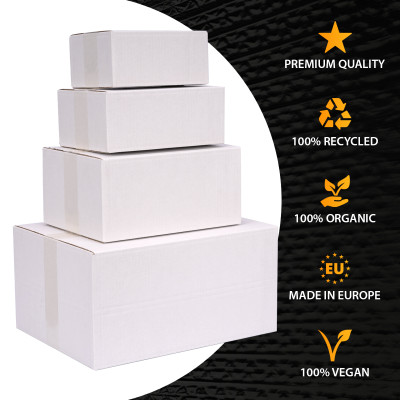 Lot De 10 Boîtes à Gâteau En Carton Blanc Alimentaire - 20 X 20 X 5 Cm - Pour Pâtisseries, Tartes, Cadeaux