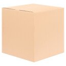 Carton cubique double cannelure 50 x 50 x 50 cm  brun -...