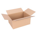 Caisse carton simple cannelure 25 x 17,5 x 10 cm,...