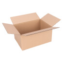 Caisse carton simple cannelure 30 x 21,5 x 14 cm A4...