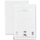 Lot de 100 enveloppes bulles H8 blanc, 27 x 36 cm - officeking