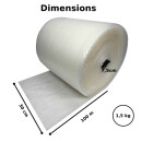 Papier bulle 45 µm, 30 cm x 100 m - Recycling