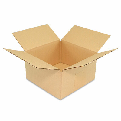 Carton à base carrée simple cannelure 15 x 15 x 8 cm envoi postal & stockage - KK 05