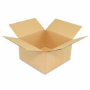 Carton à base carrée simple cannelure 15 x 15 x 8 cm envoi postal & stockage - KK 05