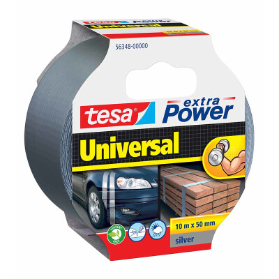 tesa extra power universal duct tape, argent