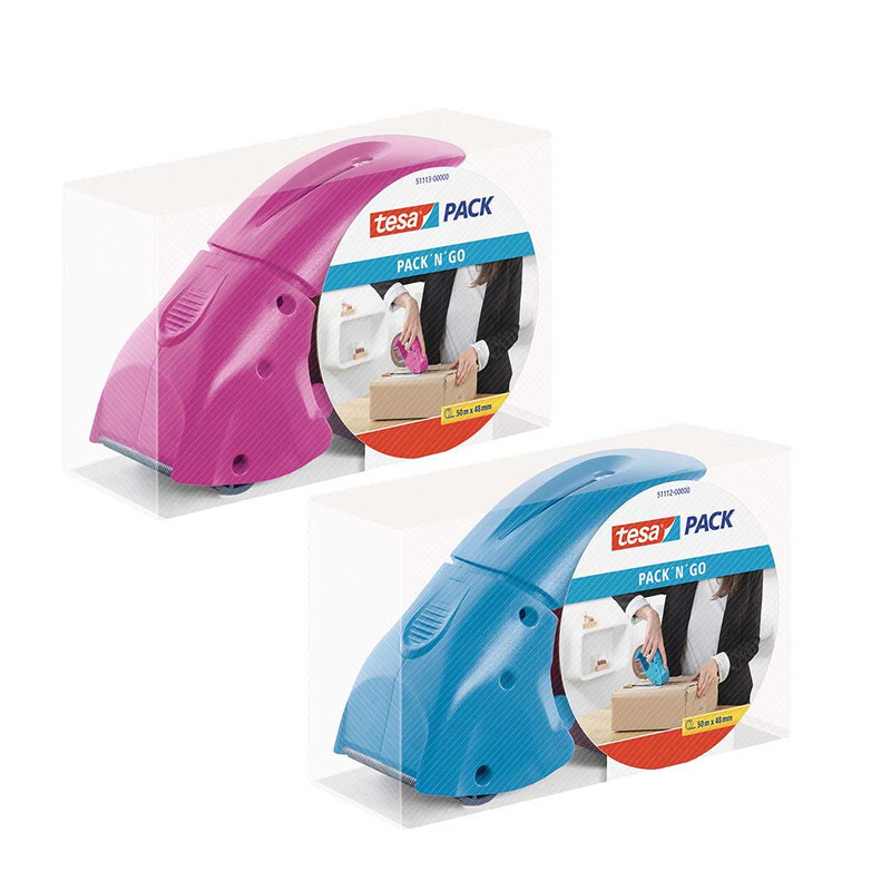 Dévidoir De Ruban Adhésif QILIMA - Base Antidérapante, Lame Intégrée - Compatible Noyaux 2,5 Et 7,6 Cm