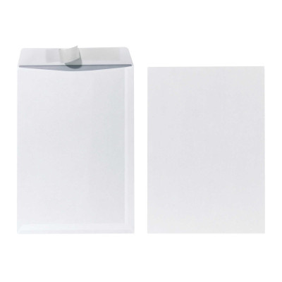 25 Pochettes dexpédition C5, autocolant, blanc
