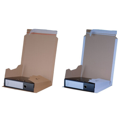 Boîte dexpédition pour classeurs 32 x 29 x 3,5 à 8 cm