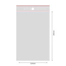 Lot de 100 sachets Zip 15 x 20 cm