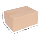 Carton simple cannelure 30 x 21,5 x 14 cm A4 envoi postal & stockage - KK 30