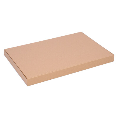 Boîte postale carton plate 35 x 25 x 3 cm A4, brun - WP XS