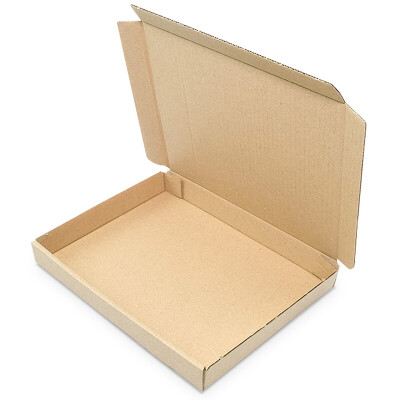 Boîte postale carton extra-plate 16,5 x 12,5 x 2 cm A6, brun - GB 0