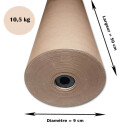 Rouleau de papier de calage 70 g/m² papier demballage 50 cm x 300 m
