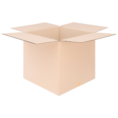 Carton à base carrée simple cannelure 50 x 50 x 50 cm envoi postal & stockage - KK 116
